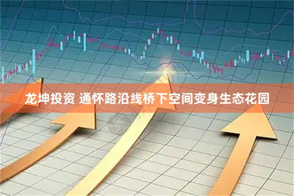 龙坤投资 通怀路沿线桥下空间变身生态花园
